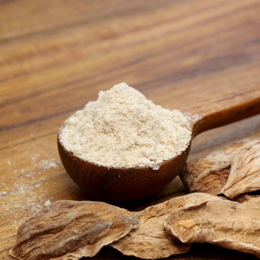 Amchur or Dried Mango Powder used in EltheCook Readymade Tadka (Tempered SPice blends). Shipping worldwide