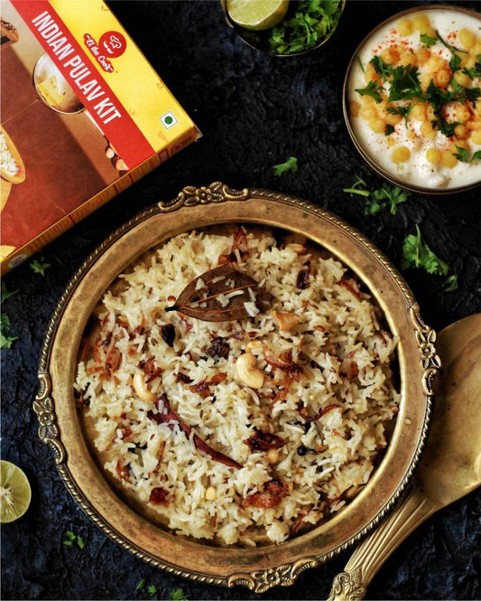 Indian Pulao with EltheCook Ready made Tadka (tempered Spices) Buy Online Now!