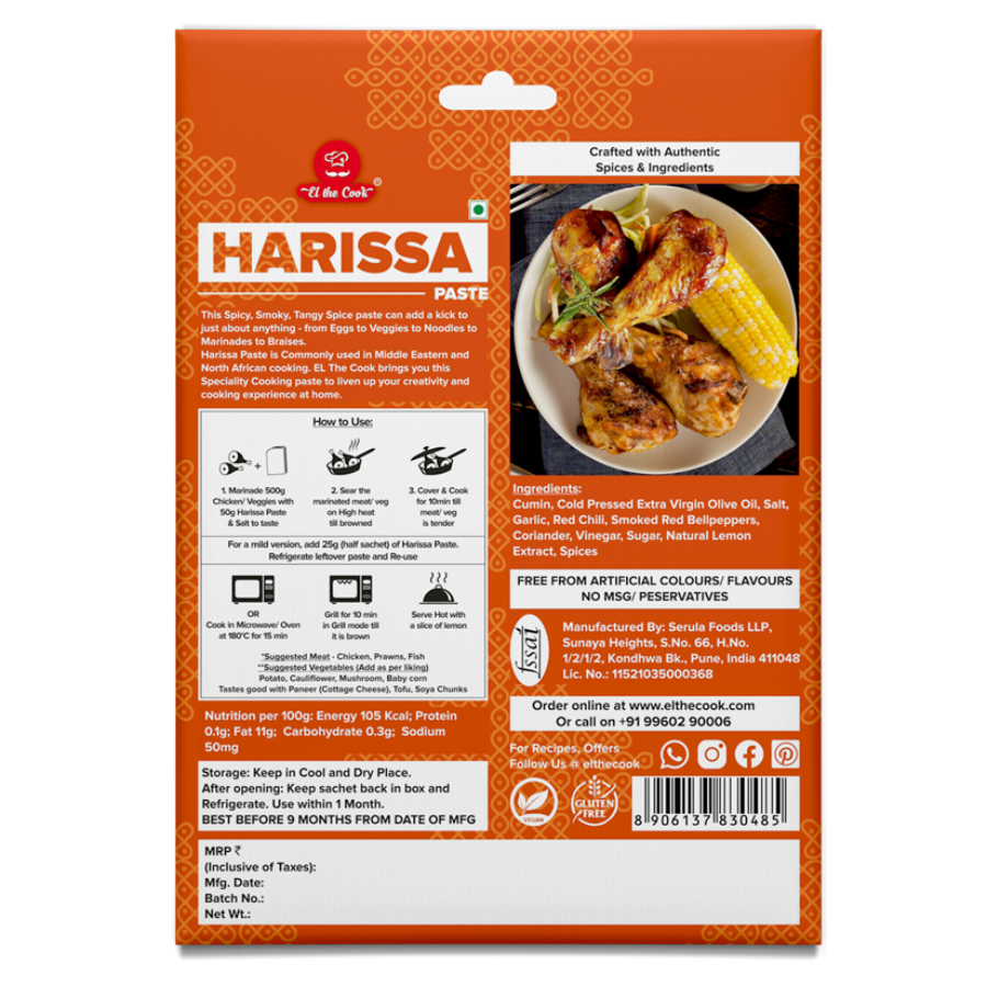 Mediterranean Harissa Marinade 50g x 2 pack