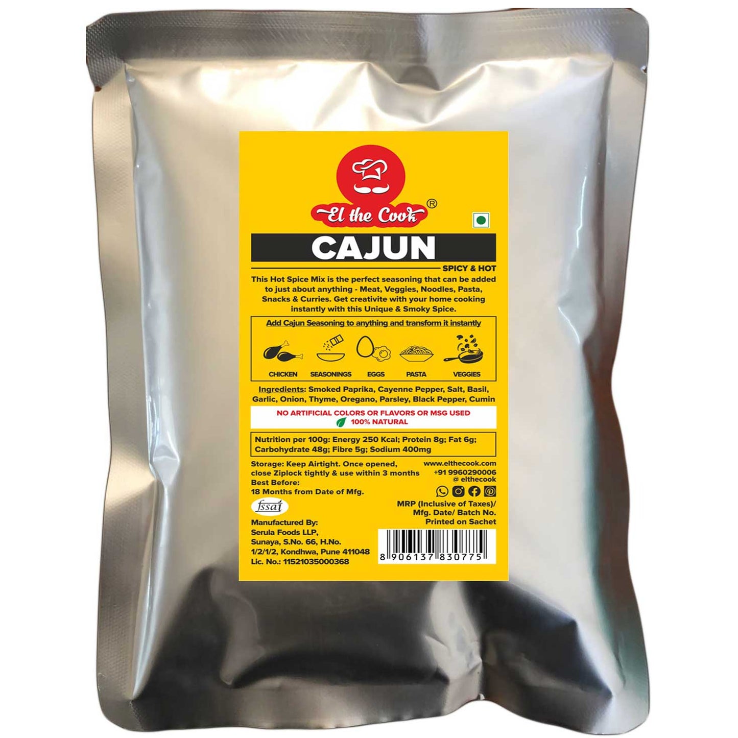 Cajun Hot & Spicy Seasoning - Bulk Pack