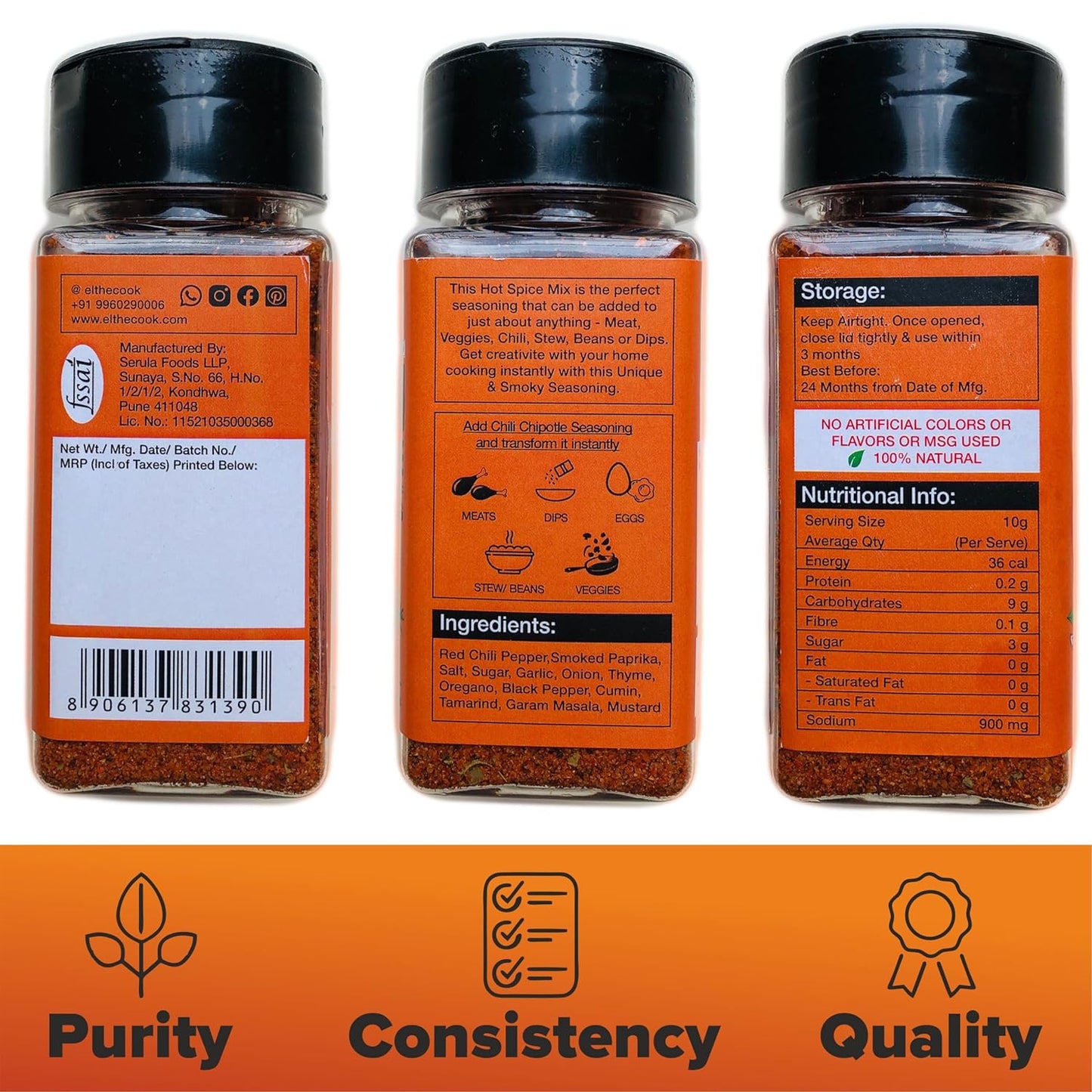 Chili Chipotle Seasoning | 2 x 50g
