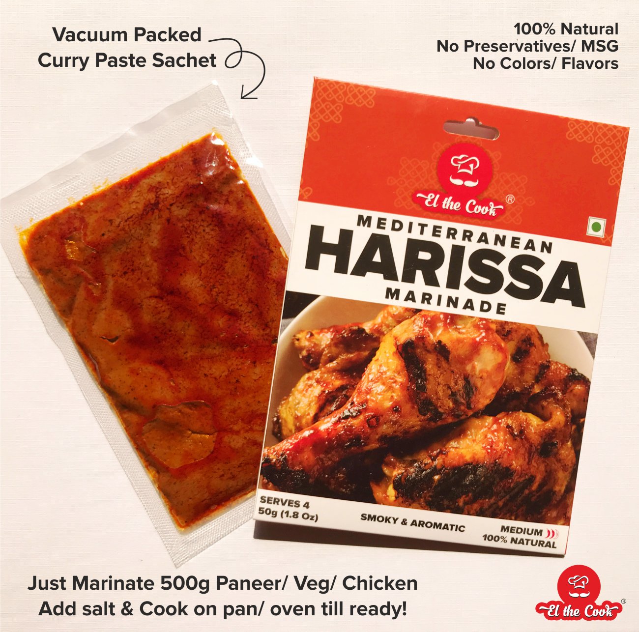 Mediterranean Harissa Marinade 50g x 2 pack