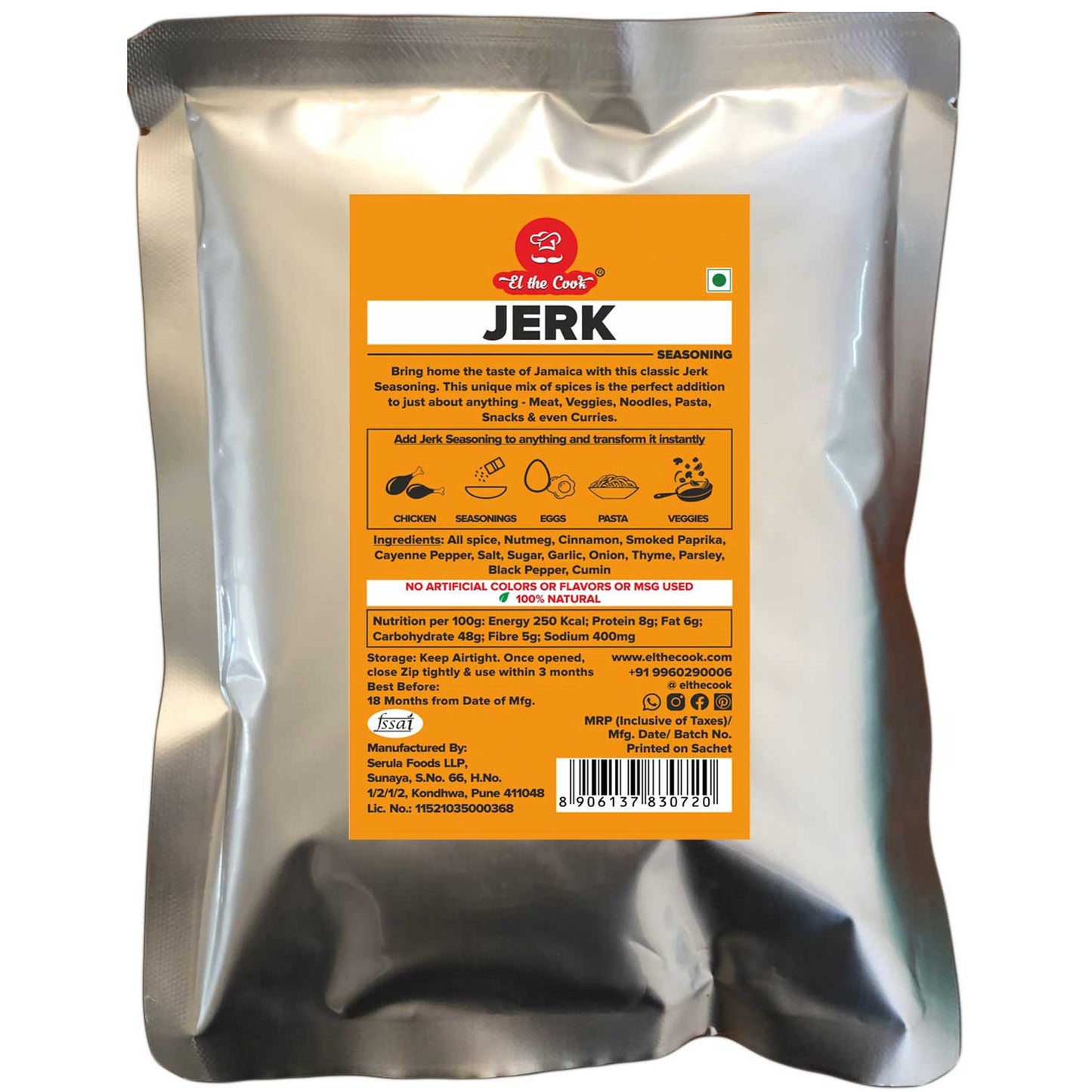 Jerk Seasoning - Smokey & Hot - Bulk pack 1 kg
