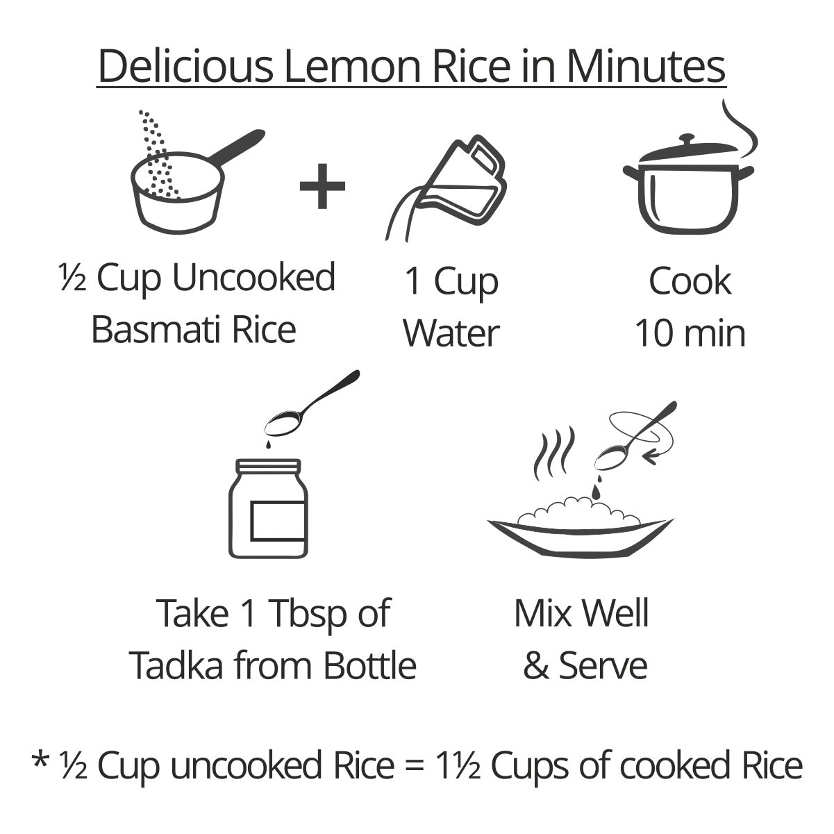 Lemon Rice Tadka - Bulk Pack 1 kg