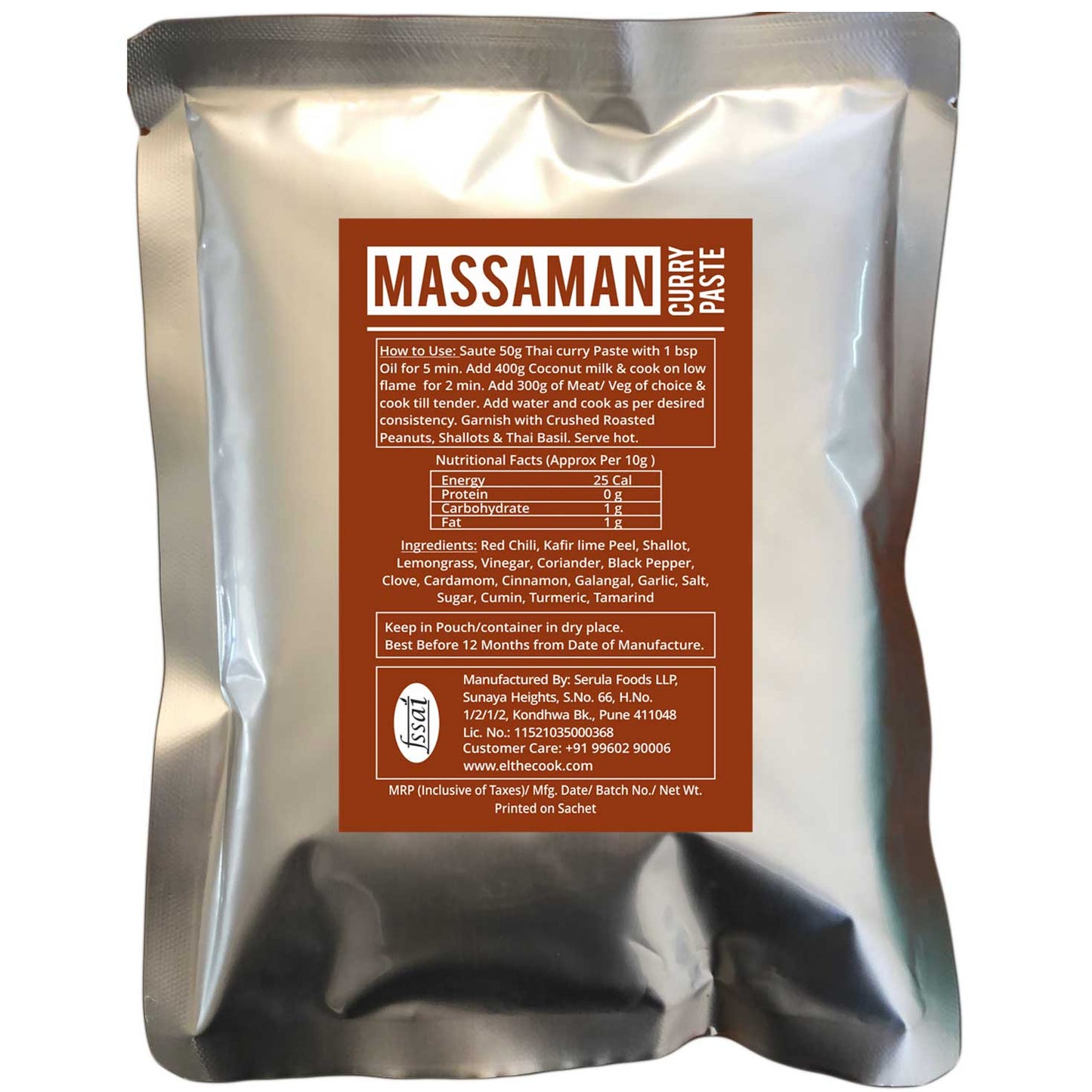 Thai Massaman Curry Paste - Bulk Pack