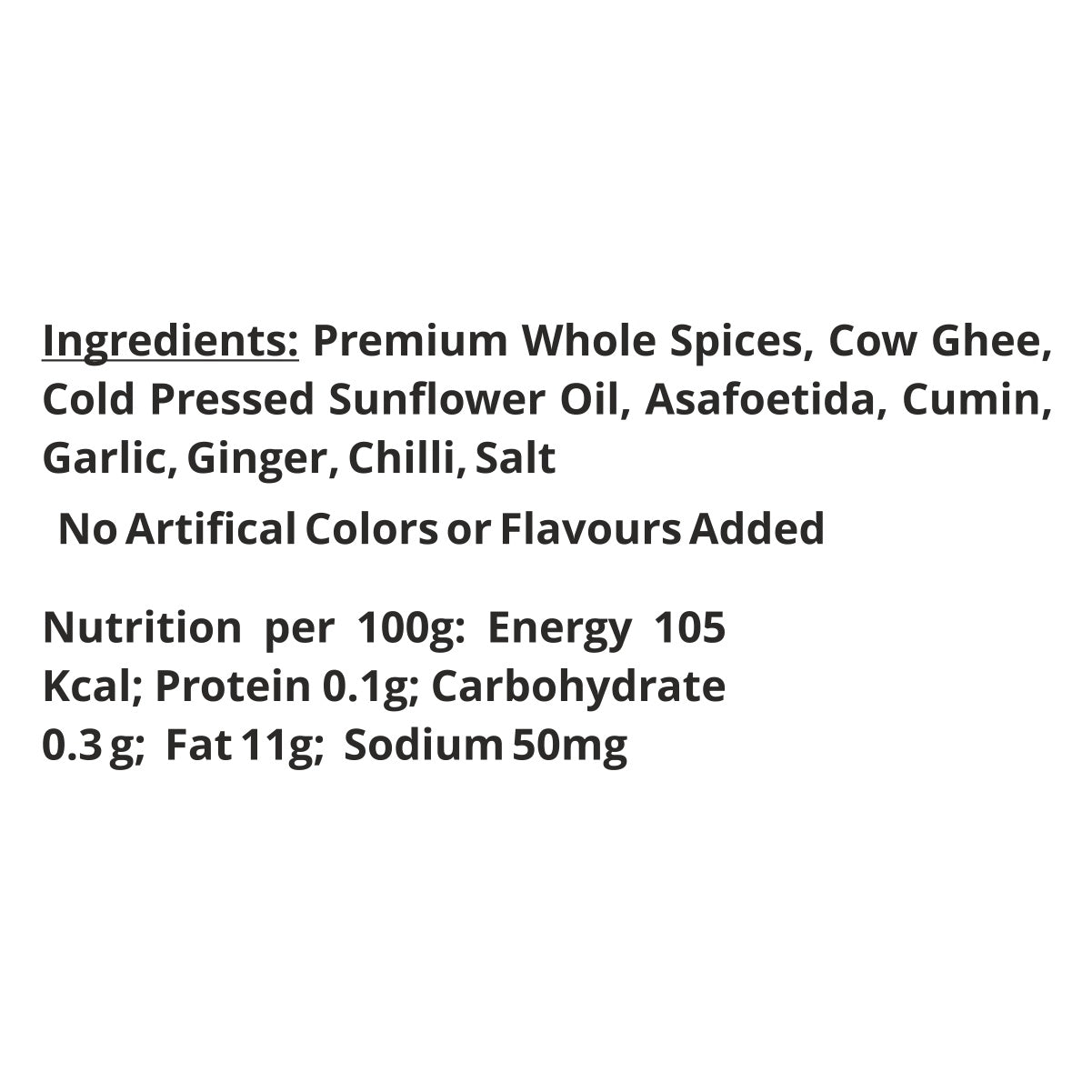 Lucknowi Pulao Tadka - Bulk Pack 1 kg