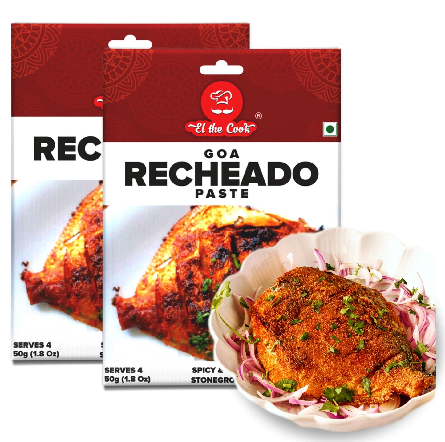 Goa Recheado Marinade Paste 50g x 2 Pack