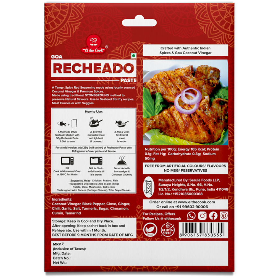 Goa Recheado Marinade Paste 50g x 2 Pack
