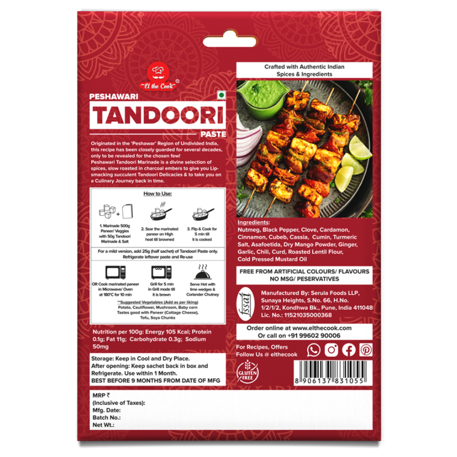 Tandoori Veg Paste 50g x 2 Pack