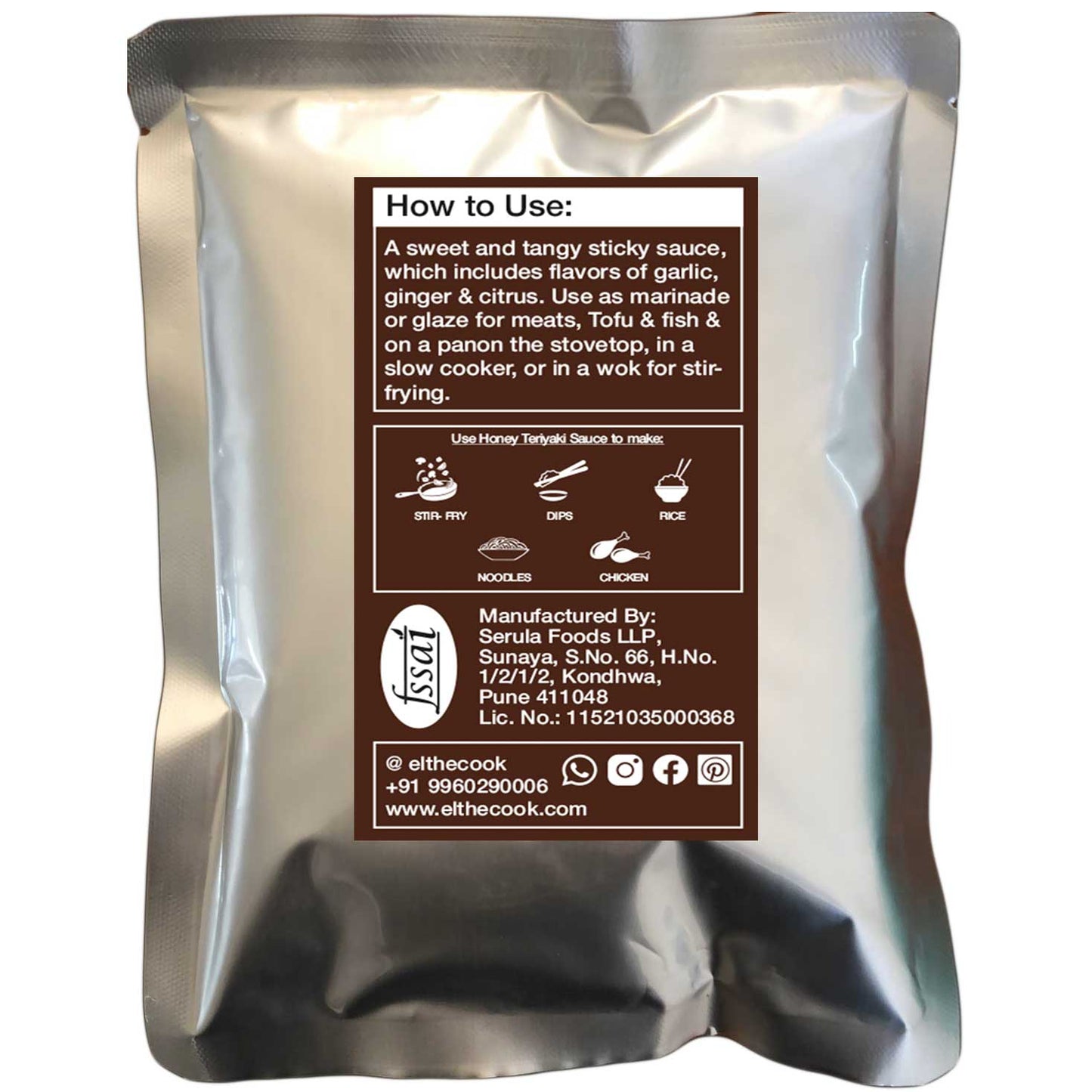 Japanese Honey Teriyaki Sauce - Bulk Pack 1 kg