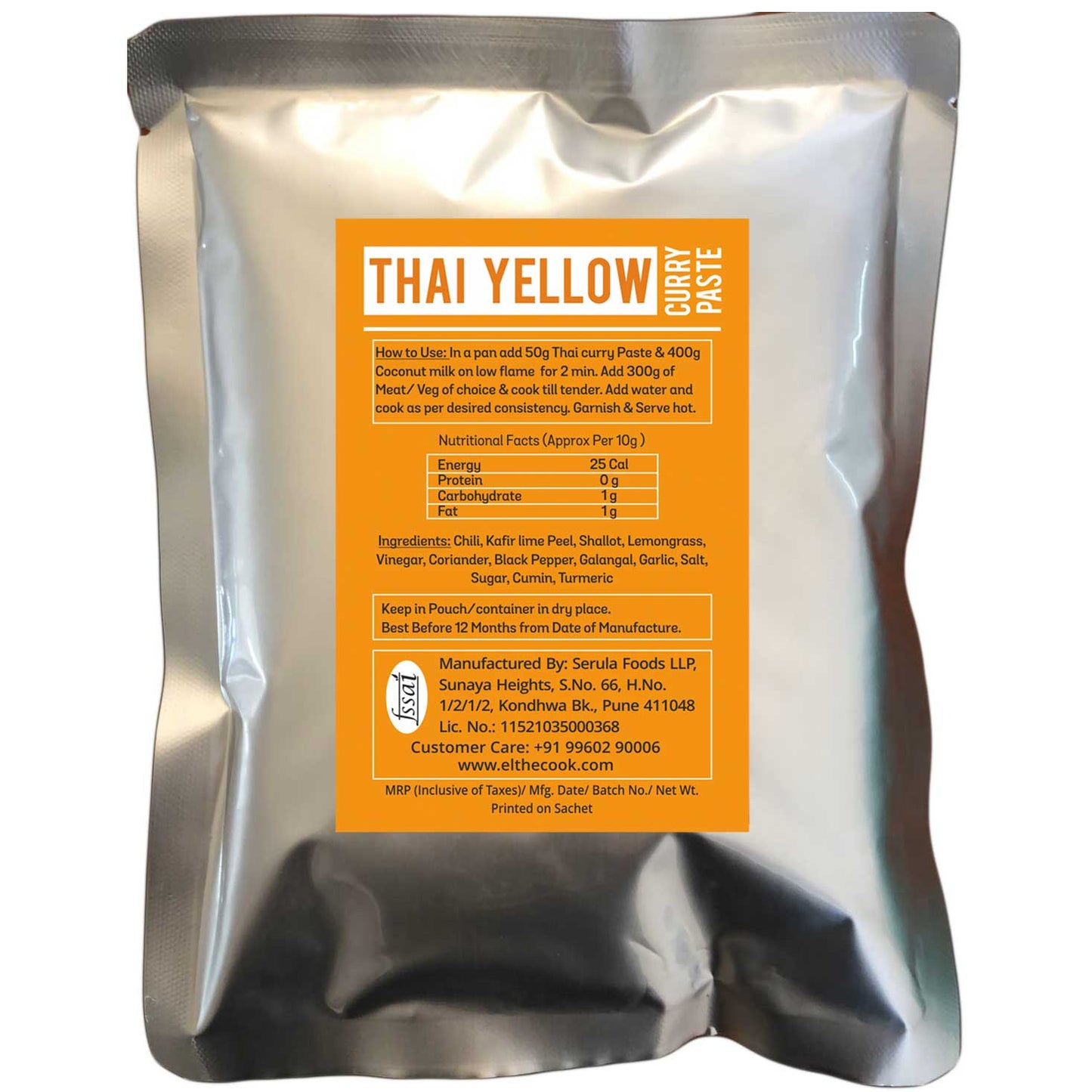 Thai Yellow Curry Paste - Bulk Pack