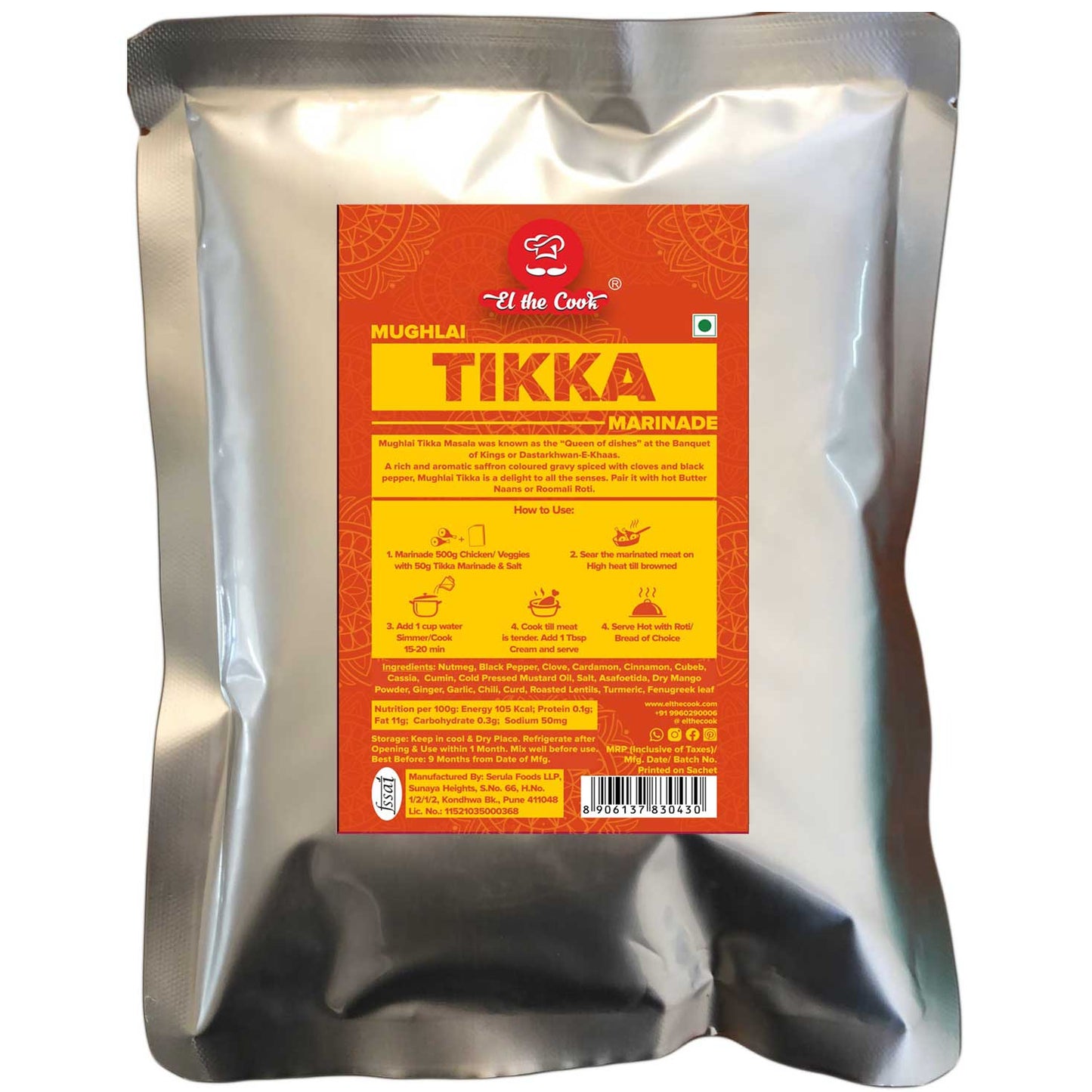 Mughlai Tikka Marinade - Bulk Pack 1 kg