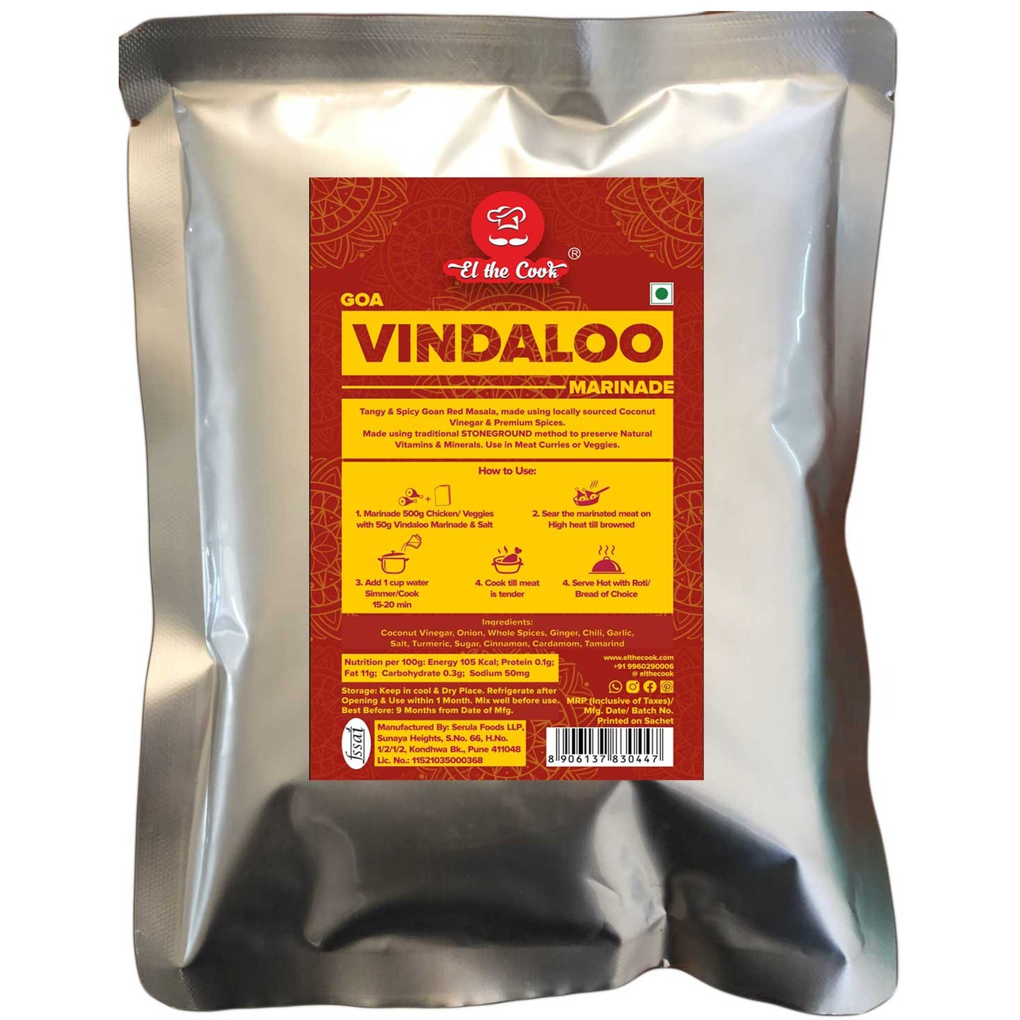 Goa Vindaloo Curry Paste - Bulk Pack 1 kg