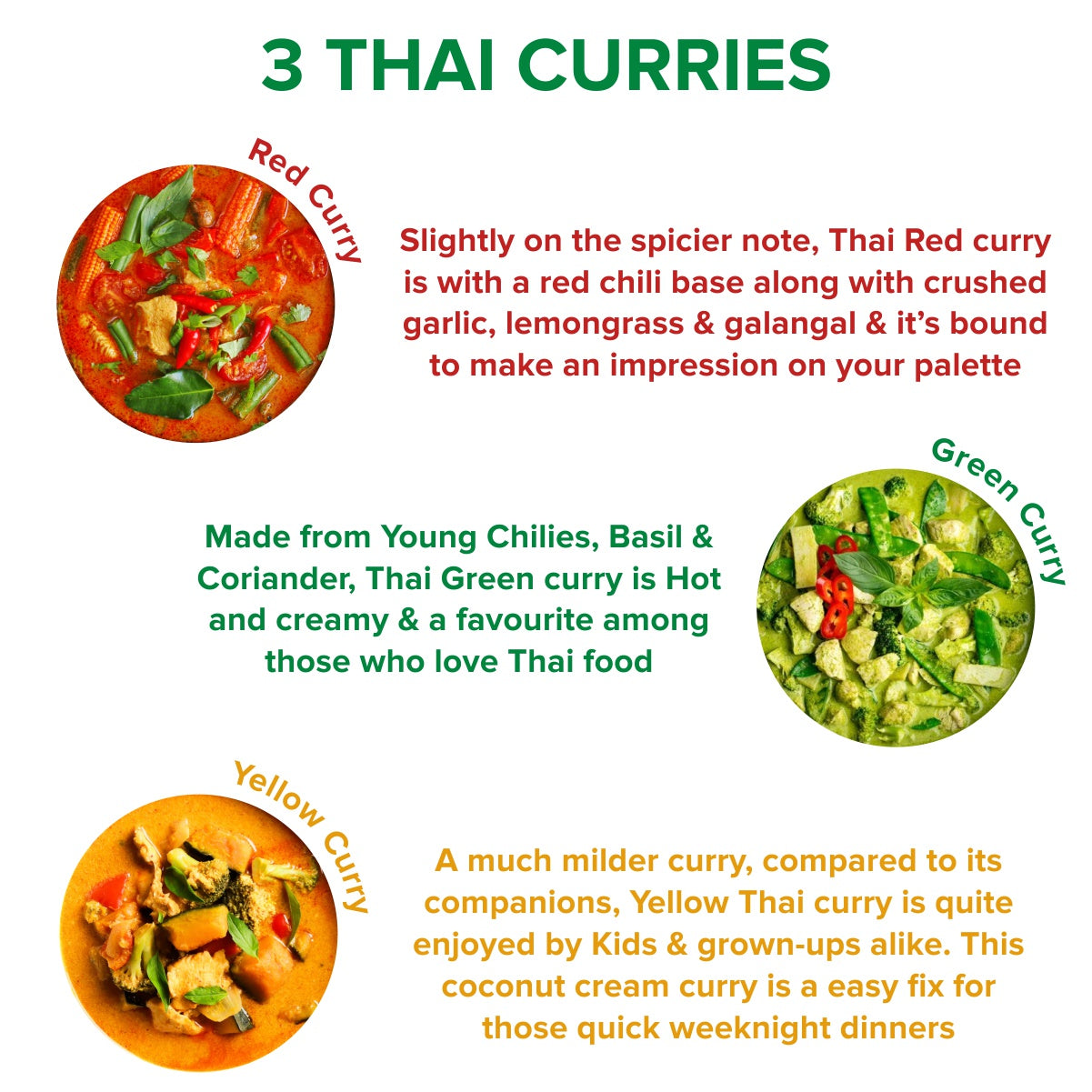 Thai Triple Combo | Super Saver 3 Pack x 50g