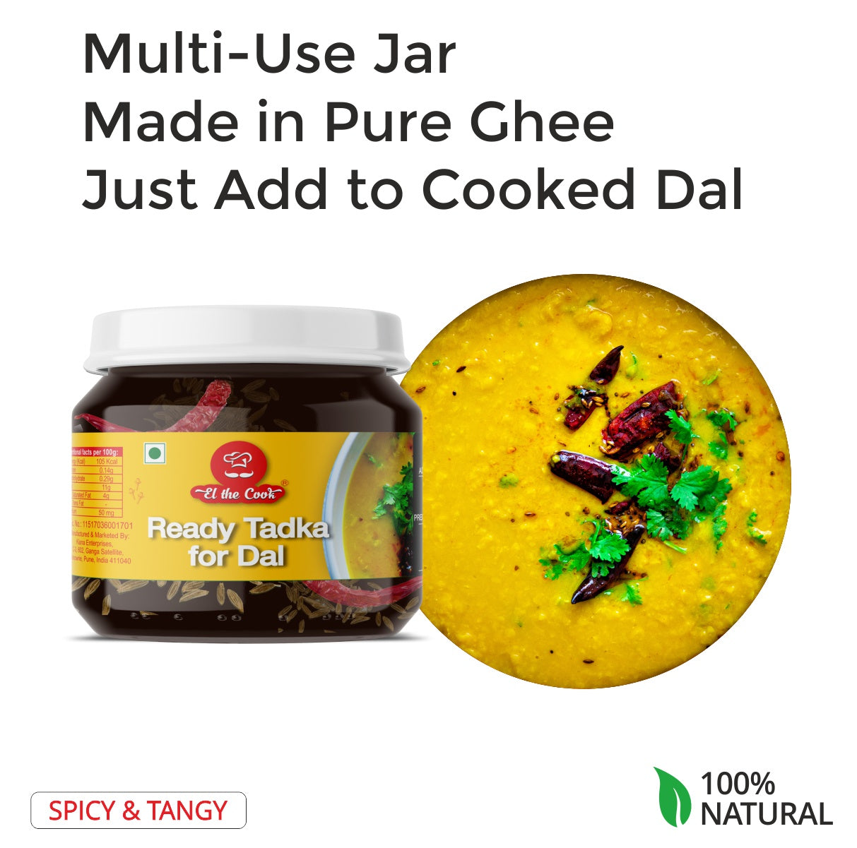 Punjabi Dal Tadka Jar - 180g