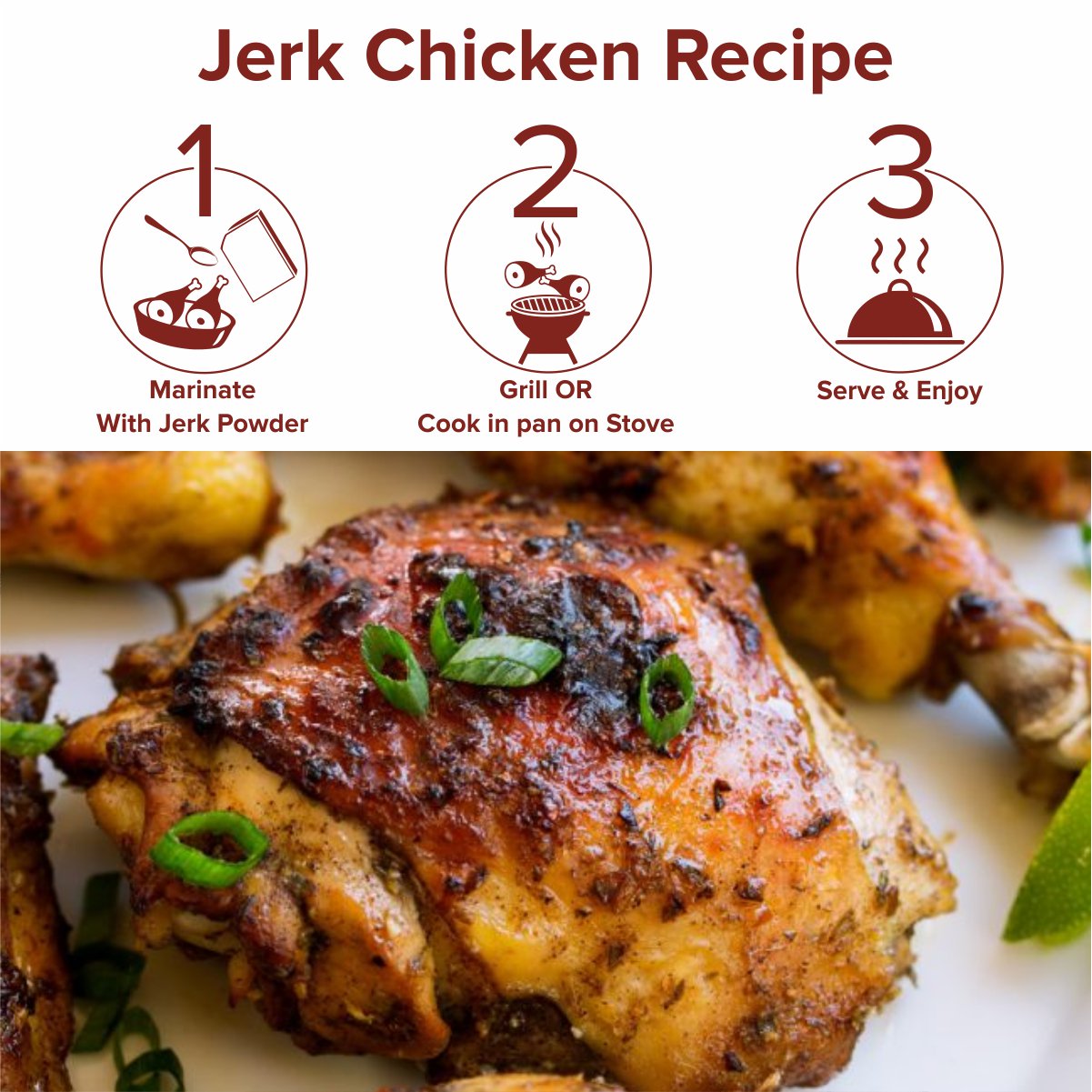 Jerk Seasoning - Smokey and Hot - 2 x 50g