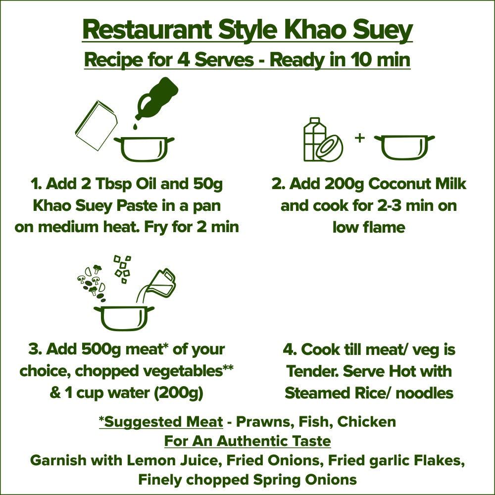 Khao Suey Curry Paste 50g x 2 Pack