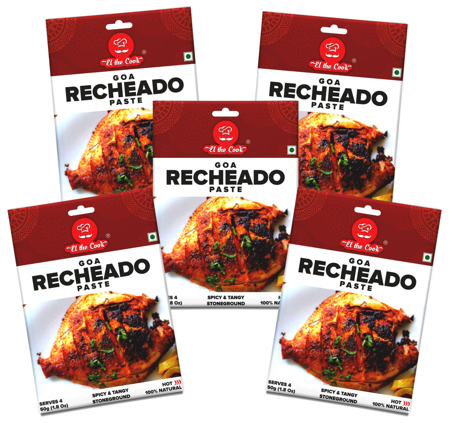 Goa Recheado Marinade Paste 50g x 5 Pack