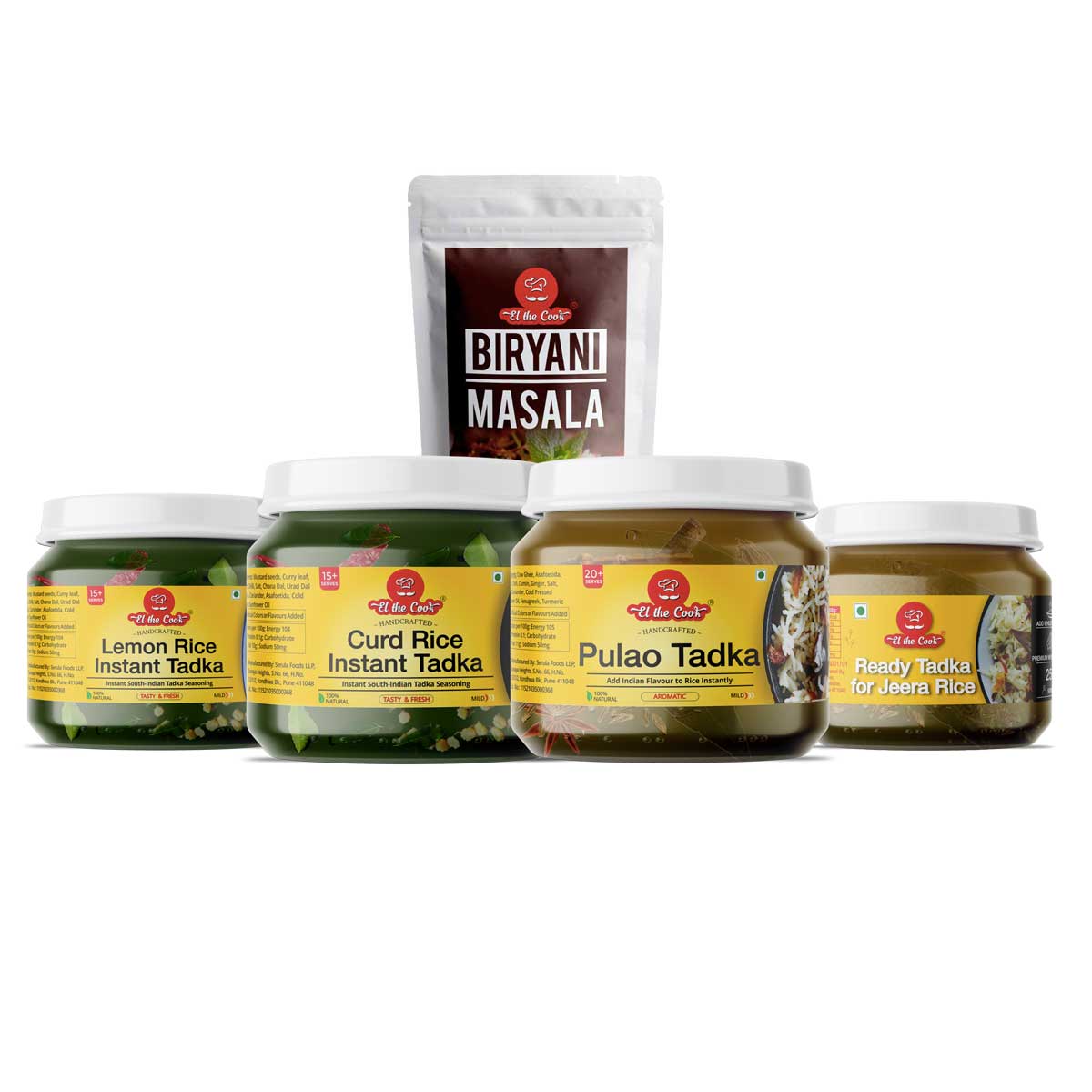 Rice Lovers Combo, Super Saver 4 Pack + 1 Biryani Masala Free
