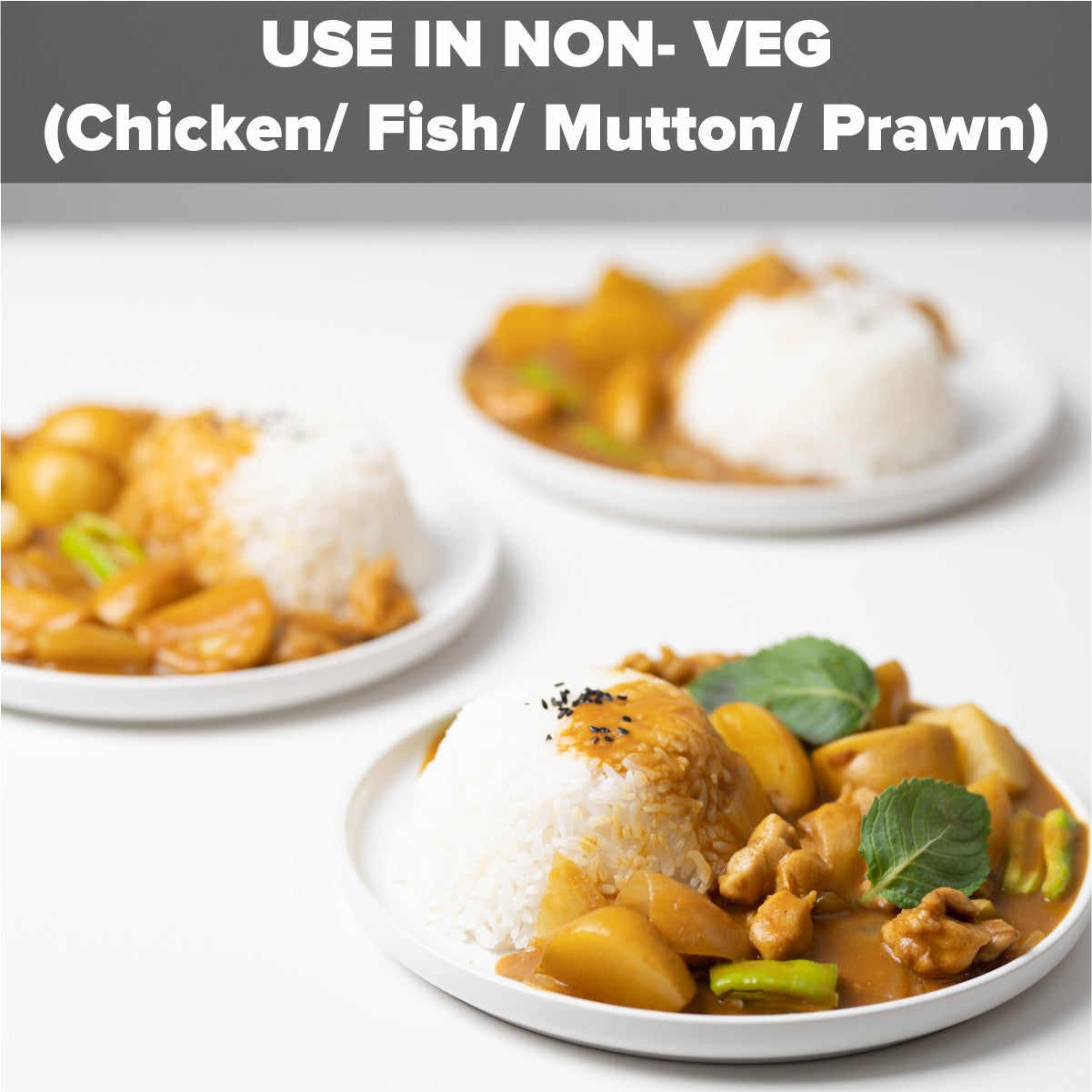 Thai Dhamaka Combo | Red, Yellow, Green Paste (50g x 3) + Coconut Milk Powder (50g x 3)