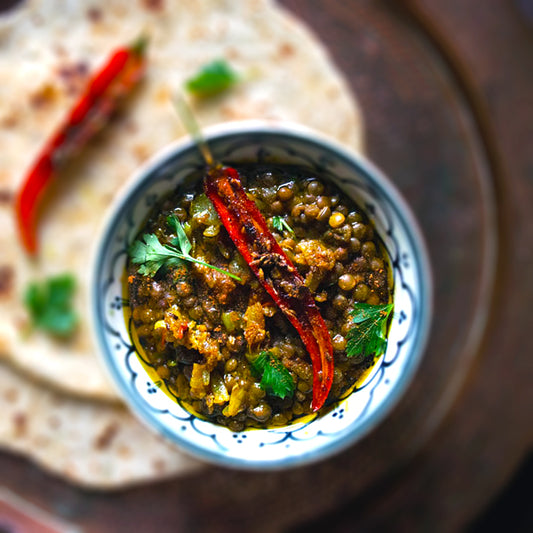 masoor dal with vegetables elthecook