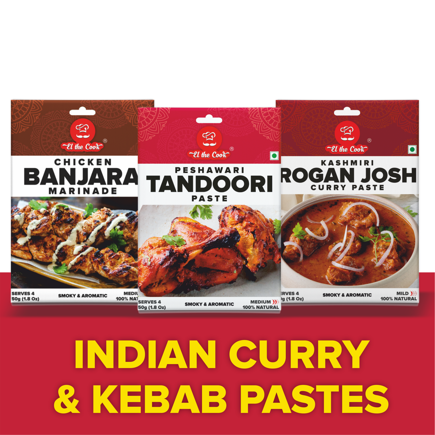 Indian Curry+ Kebab Pastes