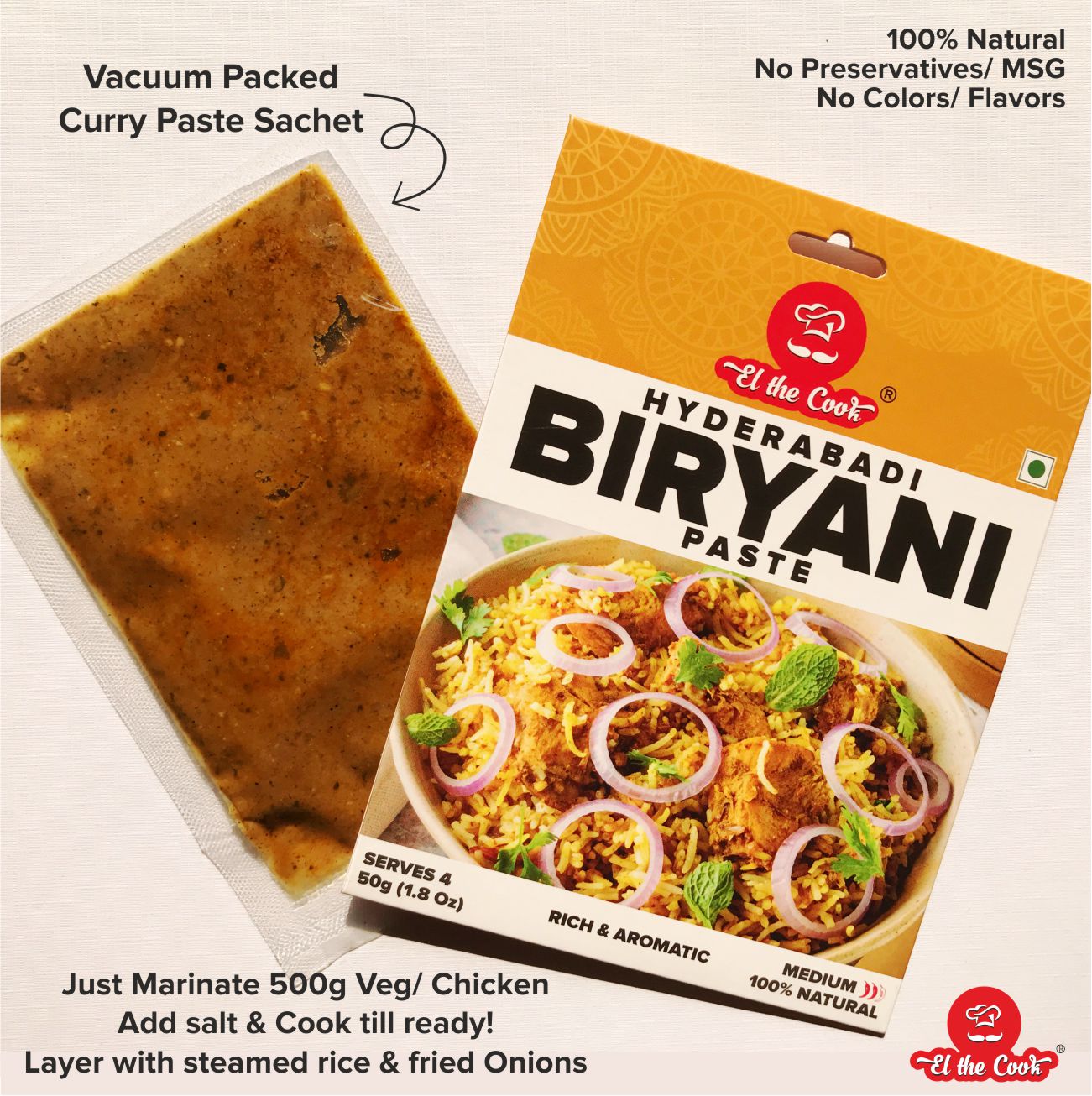 Hyderabadi Biryani Paste 50g x 2 Pack