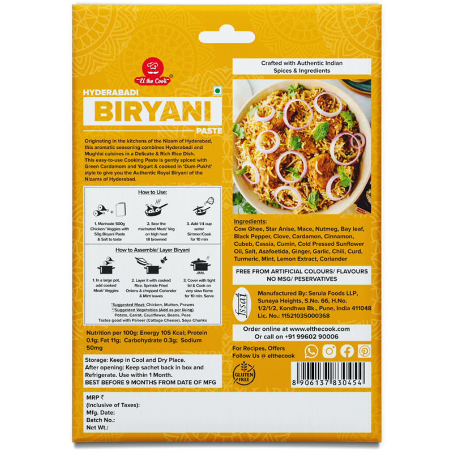 Hyderabadi Biryani Paste 50g x 2 Pack