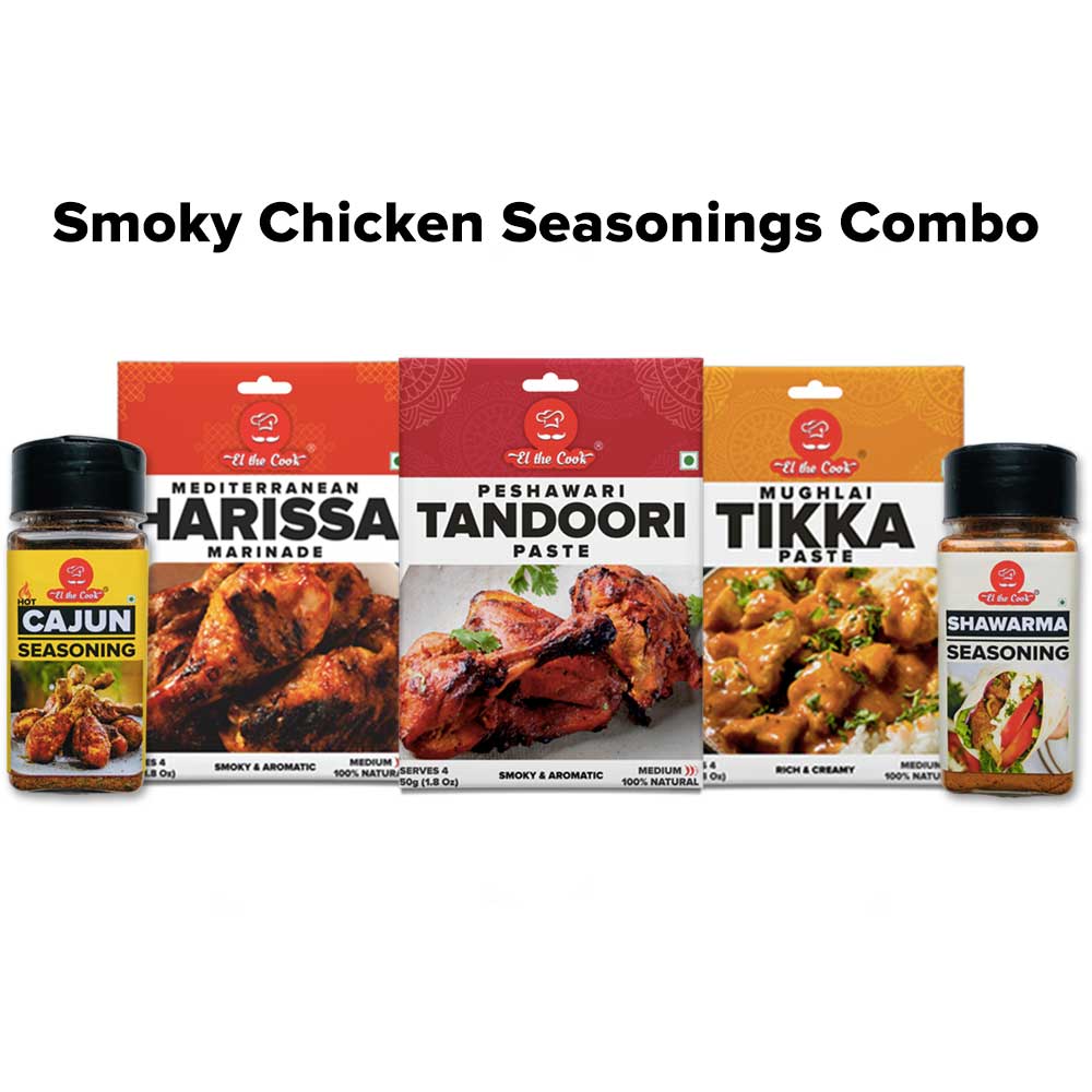 Smoky Chicken Seasoning Combo | Super Saver 5 Pack x 50g