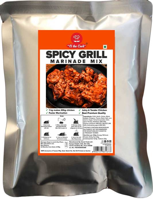 Spicy Grill Marinade Mix - Bulk Pack 1 kg