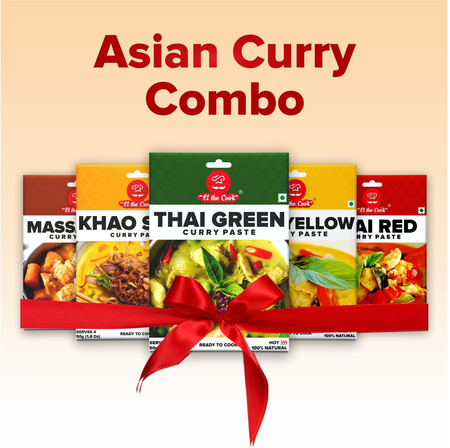 Asian Curry Combo | 5 Pack x 50g