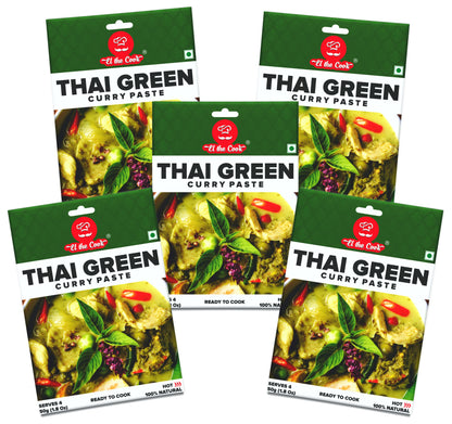 Thai Green Curry Paste 50g x 5 Pack