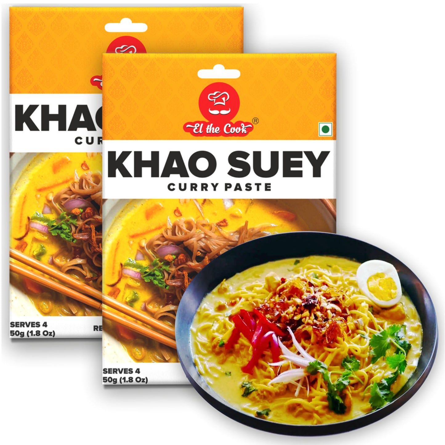 Khao Suey Curry Paste 50g x 2 Pack