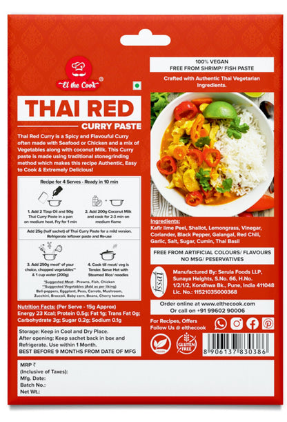 Thai Red Curry Paste 50g x 2 Pack