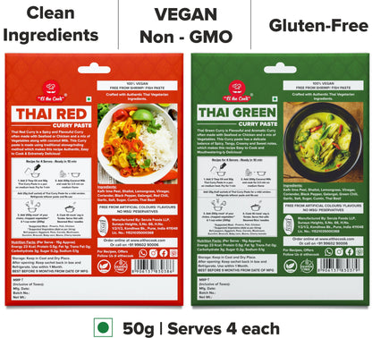 Thai Curry cooking Kit Combo | 4 Pack x 50g